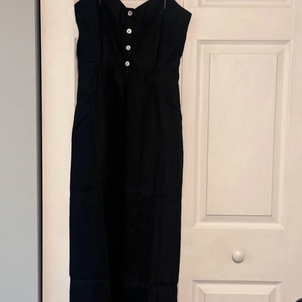Madewell Wide Leg Linen Jumpsuit - Picture 3 of 7